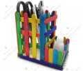 IMPORTED WOODEN Coloured Craft Sticks Ice Cream Sticks Wooden Popsicle Sticks (8pcs Pack) (Size Of Each Stick 20cm Length And 2.5cm Width). 