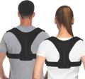 Adjustable Back Posture Corrector by J-Kare, Unisex Back Lumbar Support, Back Brace, Back Pain, Posture Brace with Adjustable Straps. 