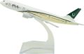 Airplane Model PIA (16cm)  Pakistan International Airlines Boeing 777 Die cast  Airline model Plane Aircraft Metal model Toy plane Collectible with stand office  and home decoration i. 