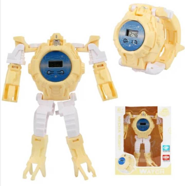 Creative Robot Transforming Kids Watch Transformation Toys Boys Wrist Watch Kids