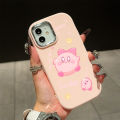 AMORVOR Case for Vivo Y16 Cute Bow-Knot Kirby Back Cover Pattern Luxury Plating Metal Lens Soft Liquid Silicone Case. 