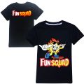 New Boys Kawaii Fun Squad Gaming Cotton Printing T-shirts Cartoon Short-sleeved Girls T-shirt Summer Casual All-match Tops. 