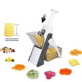 Vegetable Cutter Machine for Potato Onion Carrot - manual vegetable cutter 6 in 1 - potato slicer - Food Graters Chopper Shredders - Round Slicer Potato Cheese Chopper Blades. 
