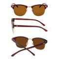 SPLOV Semi Rimless Polarized Sunglasses Men Women Vintage Metal Sun Glasses Classic Half Frame Driving Eyewear Oculos De Sol. 