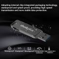 Lenovo thinkplus MU233 128GB 64GB 32GB USB 3.2 Type-C Dual-port U Disk Rotatable Metal USB Flash Drive High-speed Transmission U disk. 