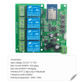 Tuya Smart Switch WiFi Switch 4CH Tuya WiFi Switch DIY Timer AC/DC 7-32V 4CH RF Smartlife Home Automation Module for Alexa Home. 
