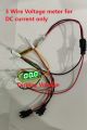 Three Wire DC VoltMeter / DC volt Meter .28Inch range 0-100V. 