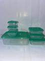 IKEA STYLE FOOD CONTAINERS, THUMB LOCK FOOD CONTAINER, STACKABLE PLASTIC STORAGE BOXES ( 4000ml, 7PC SET). 