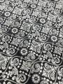 Round Table Cloth 6 Seater  vinyl Tablecloth 71 inch Waterproof Anti-Shrink Soft and Wrinkle Resistant Decorative Fabric Table Cover for Kitchen Dinning Tabletop | QS Bedding|. 