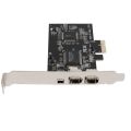 1394 Firewire Card,PCIe 3 Ports 1394A PCI Express to External IEEE. 