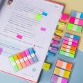 【FUN LIVE】 100-180Sheets Transparent Sticky Notes Page Markers Book Tabs Index Sticky Notes Bookmarks Memo Pad Notepad Stickers Stationery. 
