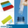 Pack of 2 Easy Push Pop out Cylinder Silicon Ice Cubes Tray 10 Cubes - Discounted Offer. 