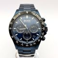NEW GENUINE HUGO BOSS OCEAN EDISION 1513703 YELLOW GOLD MESH STRAP MENS WATCH. 