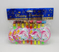 Unicorn Theme Whistles - Whistles Blowouts - Seagreen Colors - Girls Theme - Pack Of 8 Whistles. 