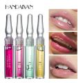 HANDAIYAN Moisturizing Lip Balm Transparent Small Ampoule Lip Gloss 6 Colors Optional Women Cute Makeup. 