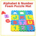 Children’s ABC & Number Foam Mat – 36 Piece Educational Puzzle Playmat. 