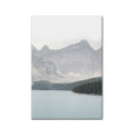 Mountain Lake Scenery Canvas Painting Living Room Wall Art Picture Poster Decor. 
