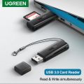 Ugreen 2 in 1 USB Card Reader USB to SD Micro SD TF Card Reader for Computer Laptop Accessories Smart Card Reader SD Card Reader. 
