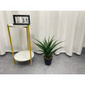 Imported artificial Yucca Plant with black Planter. 