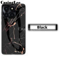 For Honor X6A case Fashion Marble Tempered Glass Protector Soft Frame Silicon Cover For Honor X6A Back Cover Phone Cases. 