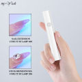 Myyeah White Mini Portable Nail Quick Drying Lamp Handheld UV Adhesive Glue Lamp USB Charging Nail Flashlight DIY Makeup Tools. 