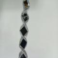 Hot fix silver colour mirror lace in square shape for sale in very reasonable price.. 