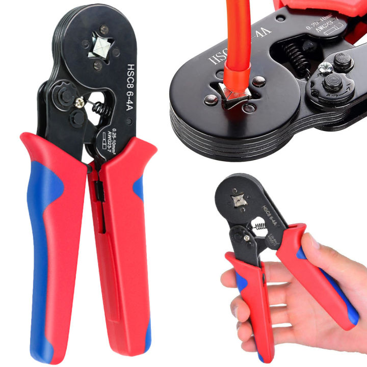 Crimping Tools HSC8 6-4A Solar tool 0.25-10mm 2 lugs crimping plier
