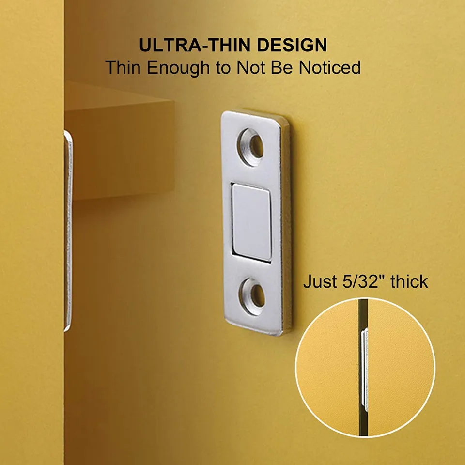 Magnetic Cabinet Catches Ultra Thin Door Strong Magnets Stopper Invisible Adhesive Drawer Magnet Lock for Kitchen Closet Closer Magnetic Cabinet Catches Ultra Thin Door Strong Magnets Stopper Invisible Adhesive Drawer Magnet Lock for Kitchen Closet Closer