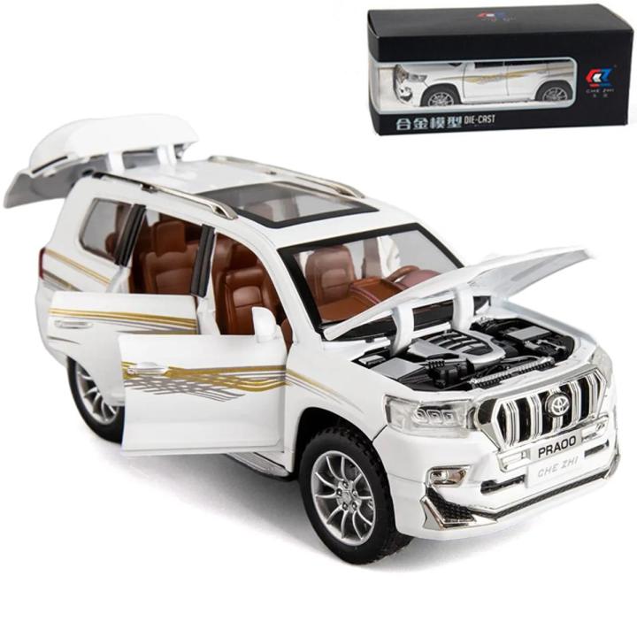 Toyota%20Prado%20Model%20Car%20Scale%20Model%201:24%20%20,Zinc%20Alloy%20Pull%20Back%20Toy%20car%20with%20Sound%20and%20Light%20for%20Kids%20Boy%20Girl%20Gift(White)%20-%20Image%202