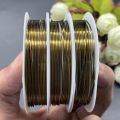 0.3/0.4/0.5/0.6/0.8/1.0mm colored copper wire for DIY jewelry making accessories. 