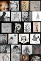50 Drawing Art  Design poster Aesthetic Posters Wall Collage Kit--Set of 50 Pictures, 4x6 inch ，These Mdern Wall Decore. 