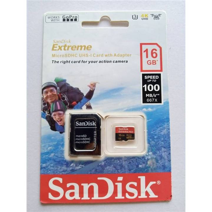 Micro SD Card Memory Card 16GB with Adapter