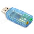5.1 External 3D Sound Card USB 2.0 Mic Speaker 5.1 Audio Sound Card Adapter. 