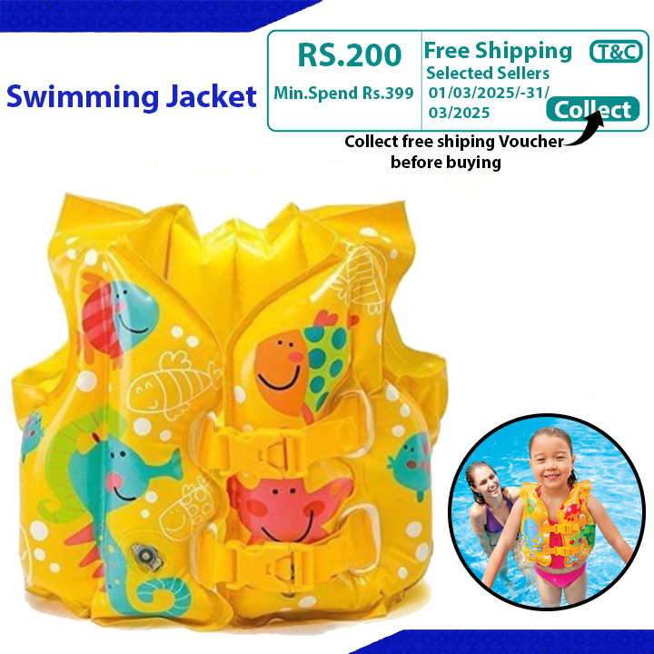 Swimming jacket vest for Kids/life Jacket Yellow Model (59661)