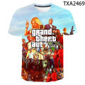 New Fashion Summer Men T Shirts Grand Auto Games GTA 4/5 Women Children Short Sleeve Plus Size Tops Dropshipping. 