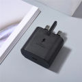 Official 25W PD Adapter (USB-C) For SAMSUNG Mobile phones (Black) (OEM EP-TA800). 