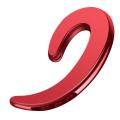 Y-12 Wireless Headset Hands Free Car Driver 4.1 Sport Earphone Bone Conduction Earhook Stereo 2.4 GHz Mini Headphone. 