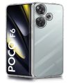 Poco F6 5G Back Cover Soft Dust Plug transparent TPU Camera Protection Shockproof Phone Case Poco F6 5G. 