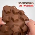 Silicone Chocolate Mold Non-Stick Candy and Jelly Mould Cake Cookie Mold for Chocolate Baking DIY. 