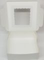1 Pond Cake Box 8x8x3½ Kraft Box With Window for Cookies, Cake Boxes, Donut Boxes, Pastry Boxes (Pack of 10). 