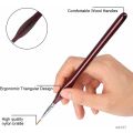 Thin and Fin Tip Paint Brush Set, Mini Detail Linner Brush, Ideal for Acrylics, Watercolor & Oil (12Pc) Set for Acrylic, Watercolor, Oil, Face, Nail, Scale Model Painting, Line Drawing (Black). 