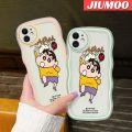 JIUMOO For Samsung galaxy S20 Case Cartoon Crayon Shin Chan Colorful Lovely Wave Border Soft Clear Shockproof Phone Cases Creative Camera Transparent Casing Simple Gentle Protective Cover. 