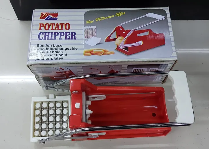Kimee%20Potato%20Chipper%20Suction%20Base%20With%20Interchangeable%2025%20&%2049%20Holes%20Cutter%20Section%20&%20Pusher%20-%20Plates%C2%A0Coupe%C2%A0Frites%20-%20Image%206