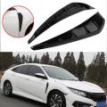 Universal Sports Side Fender Air Flow Fins/Car Auto Side Vent Air Flow Fender/Universal Fender Flares/Universal Car Air Flow Vents. 