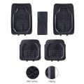 UNIVERSAL CARBON FIBER CAR FLOOR MAT 999 5PCS FITS FOR ALL CARS | Genuine Fitting Mat for All Cars | Anti Slip Car Floor Mats. 