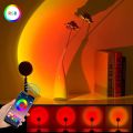 phone app & Remote control USB Sunset Projector Light RGB Variable Light Sun Rainbow Projector LED Night Light Colorful Lights By Elight. 