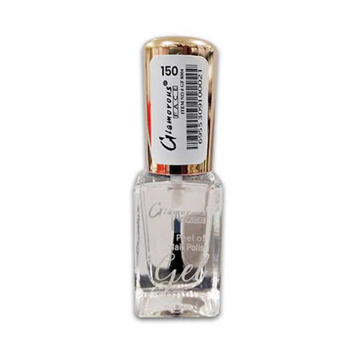 Glamorous Face Gel Peel Off Nail Paint 13ml, Nail Polish Easy Peel Off and Quick Dry Eco Friendly High Capacity Water Based Nail Polish