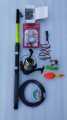 122 PCS WITH FULL COMBO FISHING ROD & REEL SET FOR BEGINNERS  WITH 4000 SERIES REEL AND 210CM FISHING ROD. 
