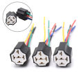 Ceramic Car relay holder,5 pins Auto relay socket 5 pin relay connector plug Ceramic Relay Holder Seat High Relay With Pins. 