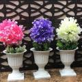 decoration pac k of 2 Floor Plastic Vase Plant Floral Holder Flower Pot Road Lead for Home/Wedding Corridor Decoration. 
